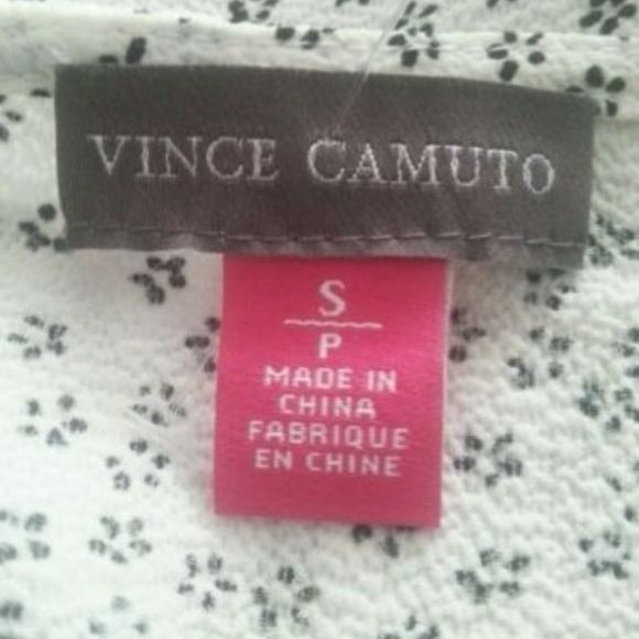 VINCE CAMUTO Floral Bell Sleeve Cold Shoulder Top - Picture 5 of 5